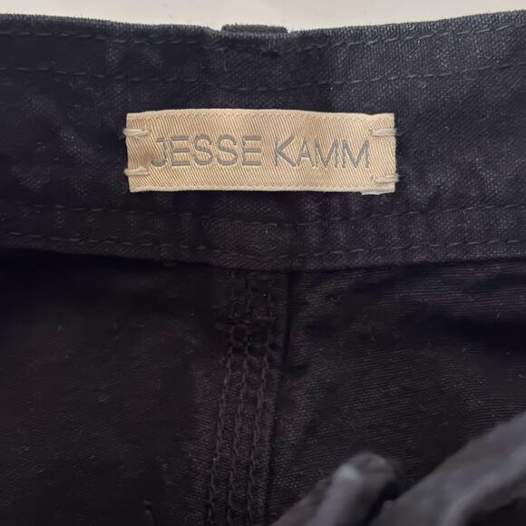 JESSE KAMM Ranger 100% Cotton Canvas Pants in Black Size 2 - Picture 12 of 15